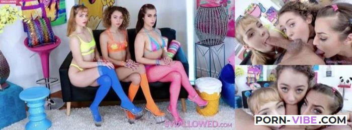 Swapping  Sucking Cock With Aliya, Allie  Spencer [Swallowed.com] SD