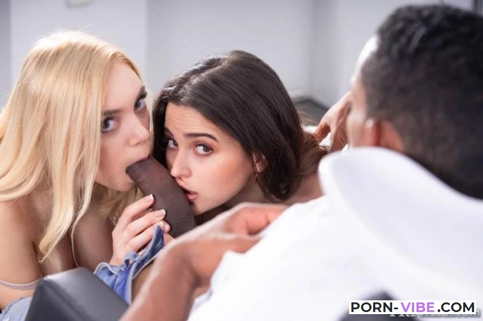Horny Hairdressers Enjoy Interracial Threesome [TightAndTeen.com] SD